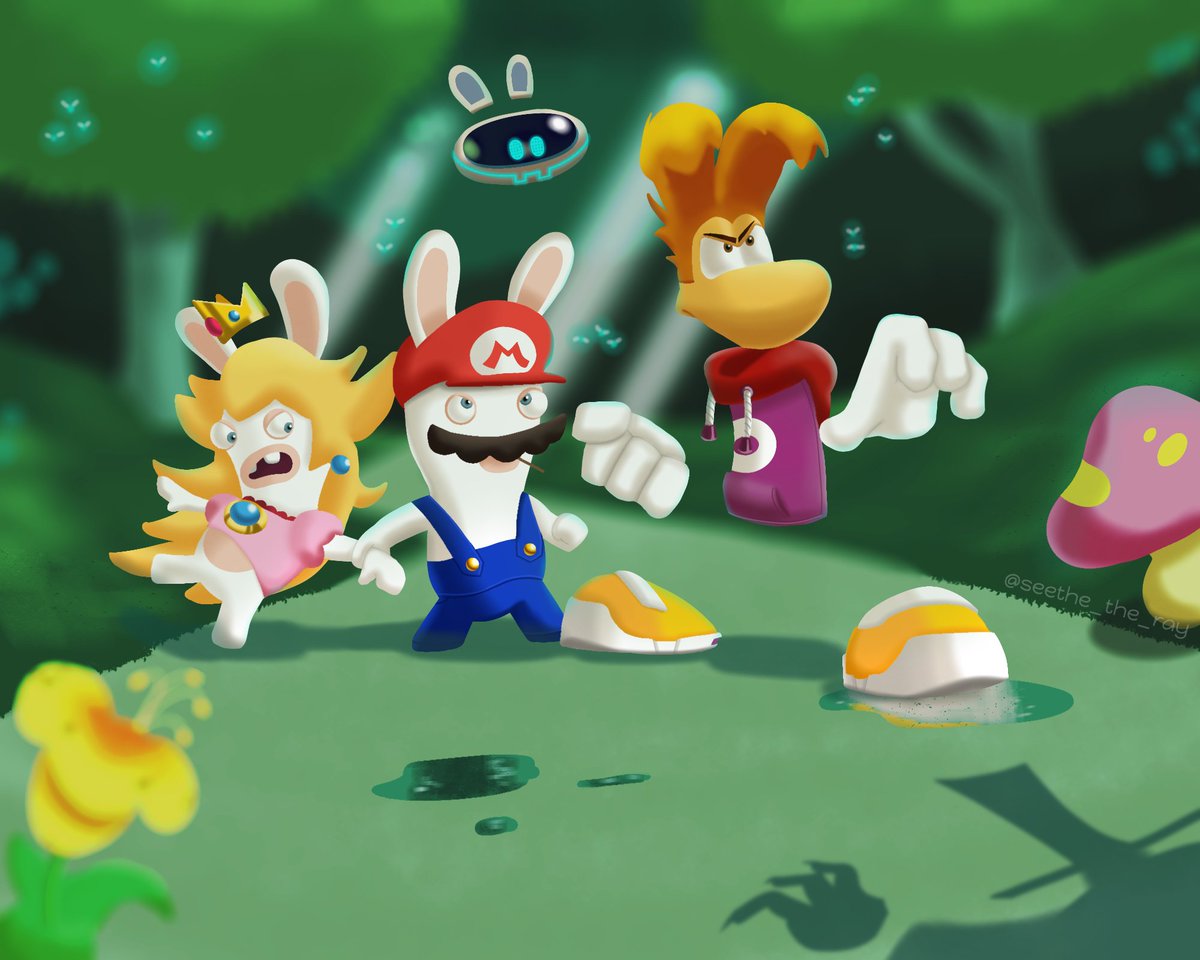 [OC] Another #MarioRabbids DLC 3 speculative fanart