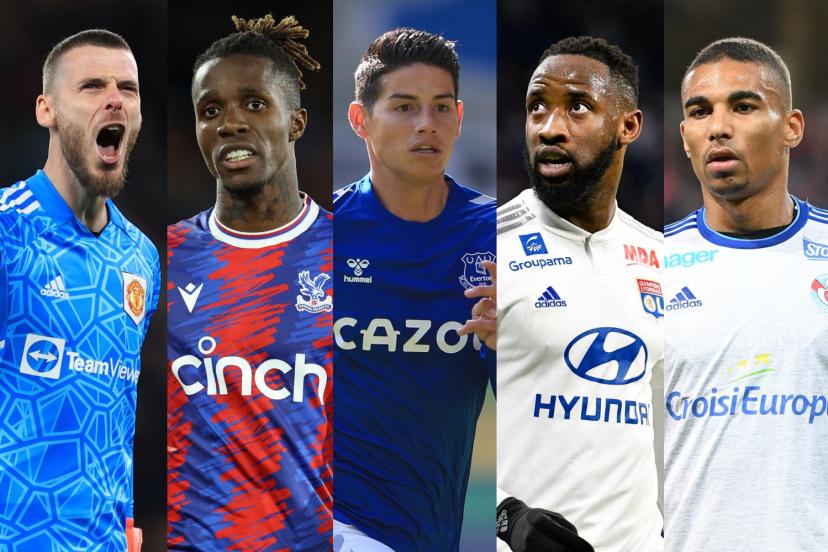 FlashcodeYT's tweet image. 🚨David De Gea, Wilfried Zaha, James Rodriguez, Moussa Dembélé et Alexander Djiku. 
Alors que leur contrat actuel s'achève officiellement ce vendredi, de nombreux joueurs de clubs européens n'ont pas (encore) trouvé de futur employeur et vont donc être libres