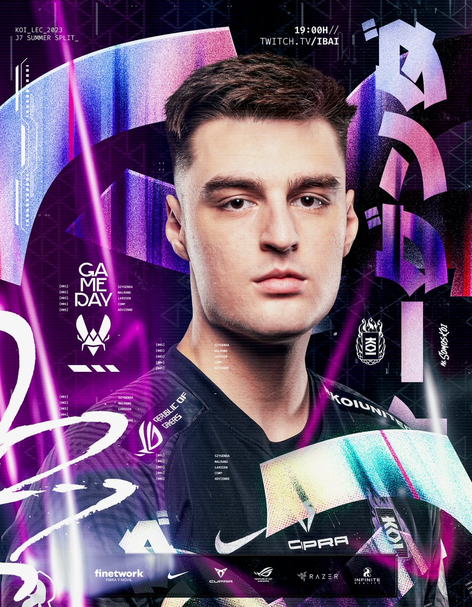 MovistarKOI's tweet photo. Primera de las tres finales de este fin de semana. 

En una hora jugamos contra @TeamVitality en la #LEC 

#SomosKOI #KOIUnited https://t.co/OfqaxKadYK