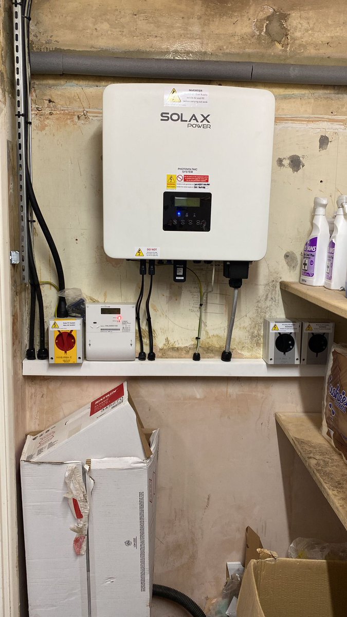 #solaX install in Norwich 10 kw 3 phase