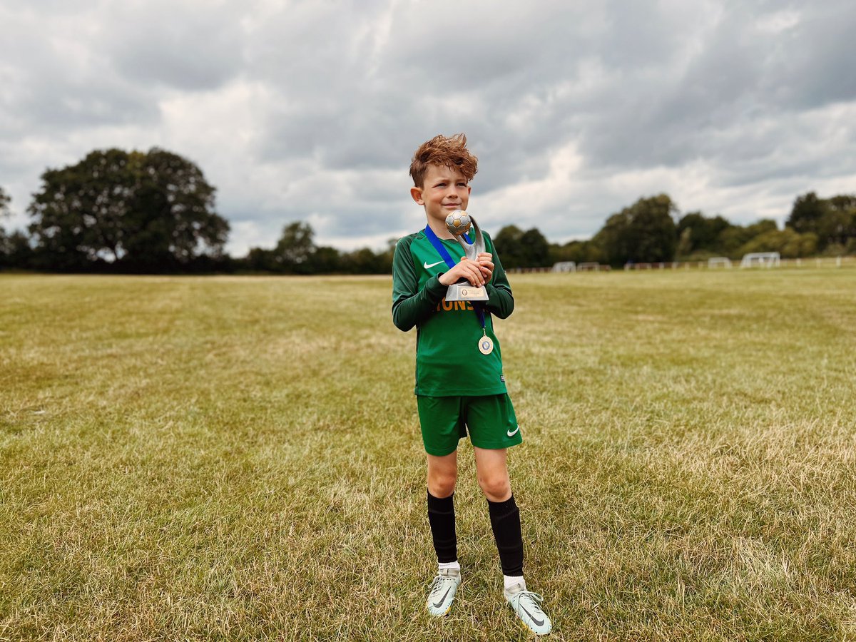 So proud of my lovely, kind, intelligent and talented little man. The People’s Perm - a goalscoring, trophy-winning machine. 💚⚽️