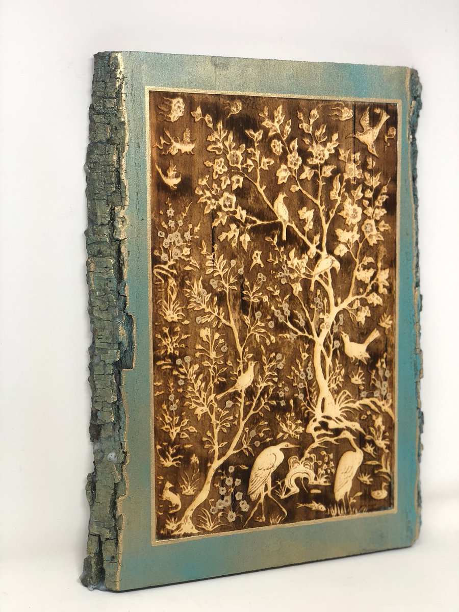 TheArabesque's tweet photo. #PersianGarden #hummingbirds The Arabesque® "A Persian Hummingbird Garden" Modern, Rustic, And Medieval Wooden Engraved Wall Hanging on Basswood with Natural Bark
https://t.co/K1bTTnmsXu https://t.co/DeT7IfRRPn