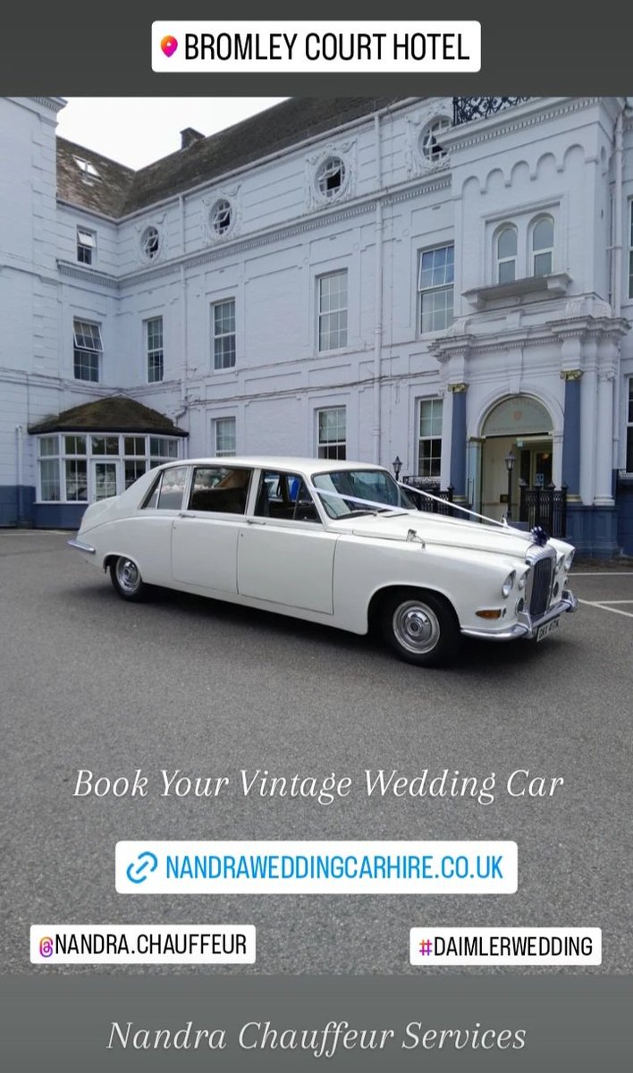 ChauffeurNandr1's tweet photo. The Vintage Daimler Limousine is out today in Kent. 

Nandra Chauffeur Services 

Book your wedding transportation
https://t.co/RGu17ca5Zd https://t.co/IhWNZQOsdG