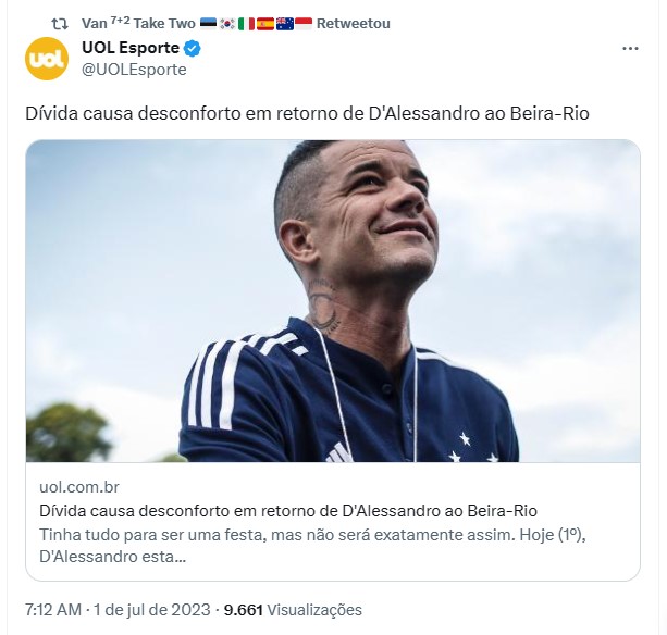 Taddeu's tweet photo. JORNALISMO SELETIVO
Ao contrário da lógica jornalística, de que notícia ruim dá audiência, esta notícia NÃO SERÁ publicada pela imprensa do RS? Por que será? 🤔