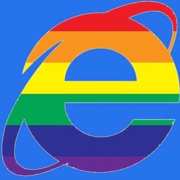 superjennifer's tweet image. Happy Pride Month!!!
🤣🤷🏼‍♀️
#internetExplorer #microsoft
