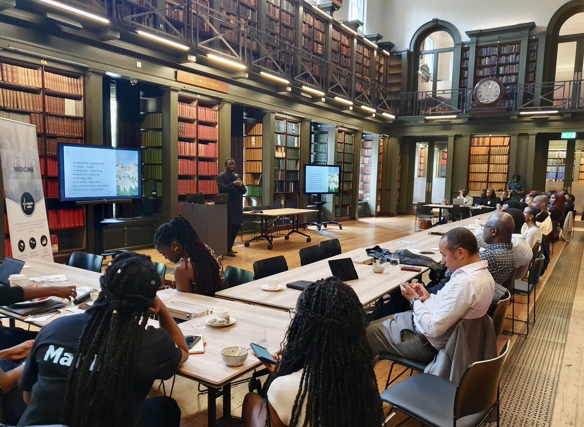 zenevex's tweet photo. A busy few days for the @RCSnews Outreach team…meeting members at the BADS @britdaysurgery conference in Glasgow, and today welcoming aspiring surgeons to the College for the @MelaninMedics SurgIn event. Interesting and inspiring discussions at both! https://t.co/7jPbBypD9g