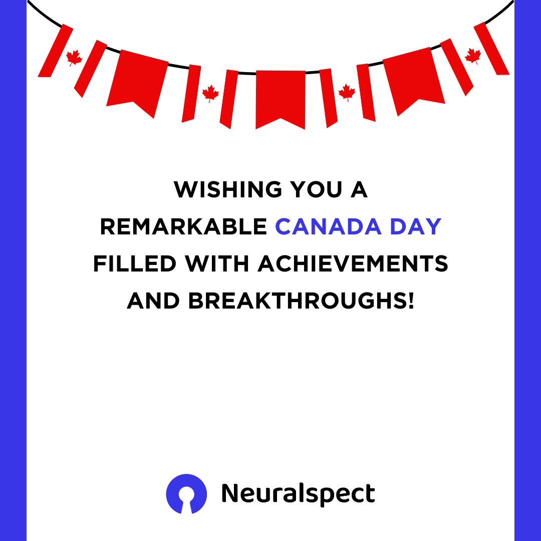 Happy Canada Day 🇨🇦

Wishing you a joyful celebration filled with pride, unity, and the beauty of our great nation 💪