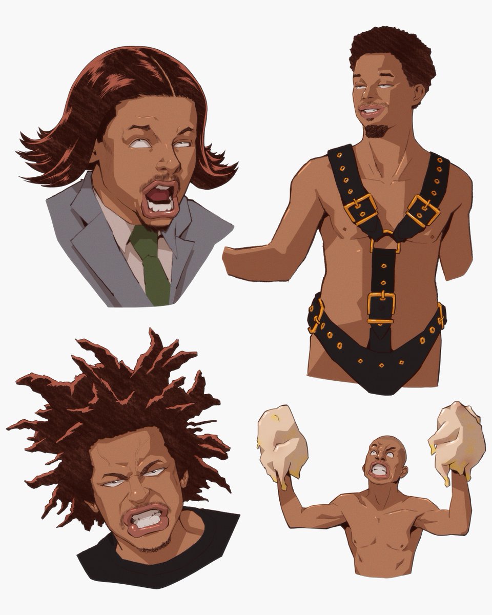 Different hair. Same old <a href="/ericandre/">Eric Andre</a>

Artist: <a href="/kamo_988/">KÂMÖ ✍🏾✏️🎨🔥</a>