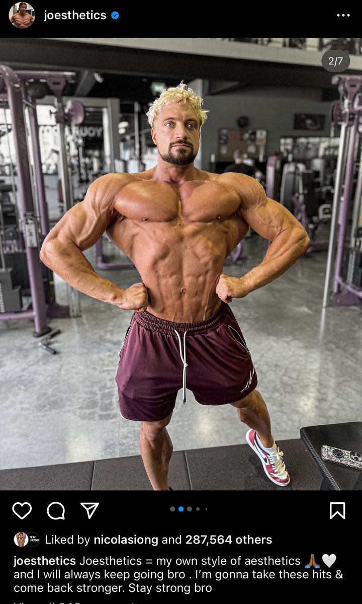 koreanjewcrypto's tweet photo. Rip Joe. Passed away at Only 30 years old smh. Out of all the instagram bodybuilders he might have been my favorite dude had such a good energy vibe, and amazing physique. Sad 😞 https://t.co/oft1sraqjD