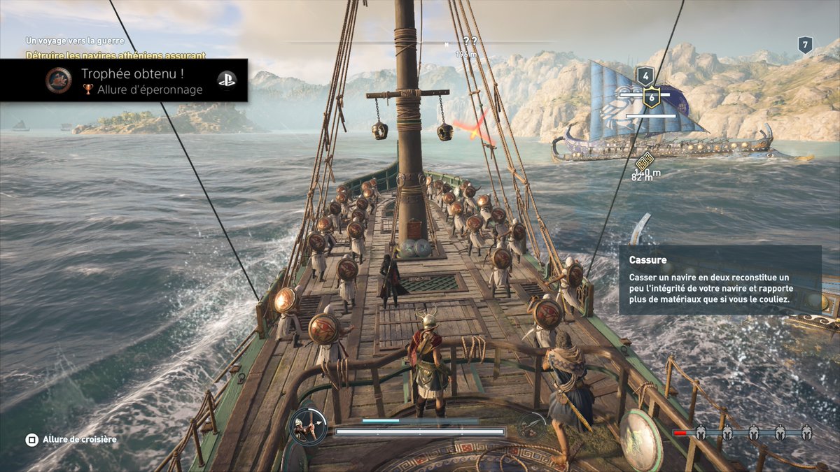 wanegen47's tweet image. Assassin&apos;s Creed® Odyssey
Allure d&apos;éperonnage (Bronze)
Cassez un navire en deux. @HighScoreFr #HighScoreFr #PS4share