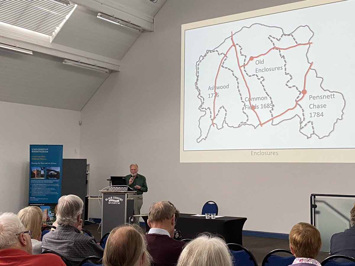 Black Country History Conference - Thank you @lichfieldbaker for his fascinating talk on topography and the industrial Black Country exploring the 1822 and 1840 Fowler maps of Kingswinford  #LocalHistory