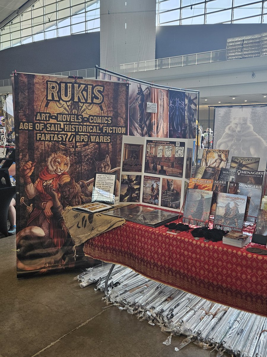 rukiscroax's tweet photo. Hey all, so we're at @anthrocon!
Come and find us! We have lots of fun goodies... and we only bite with full consent.  ;p https://t.co/3EkCsbYszT