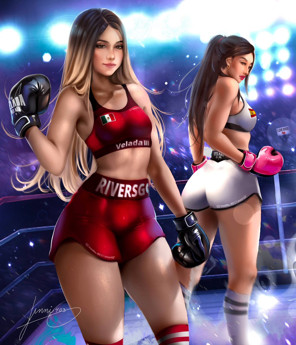 Llegó el día <a href="/samyriveratv/">rivers</a> 🇲🇽 vs <a href="/_riverss_/">riverss</a> 🇪🇸 mucha suerte para ambas, y les deseo una buena pelea 🥊

#LaVeladaDelAño3 #rivers #ibai #riversgg #riversvsrivers