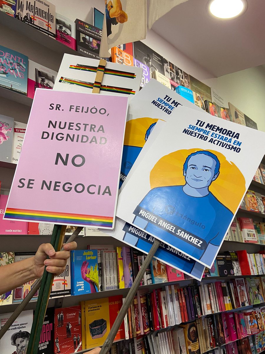 ✊Mantenemos viva la memoria de Miguel Ángel Sánchez en la manifestación de esta tarde 🏳️‍🌈