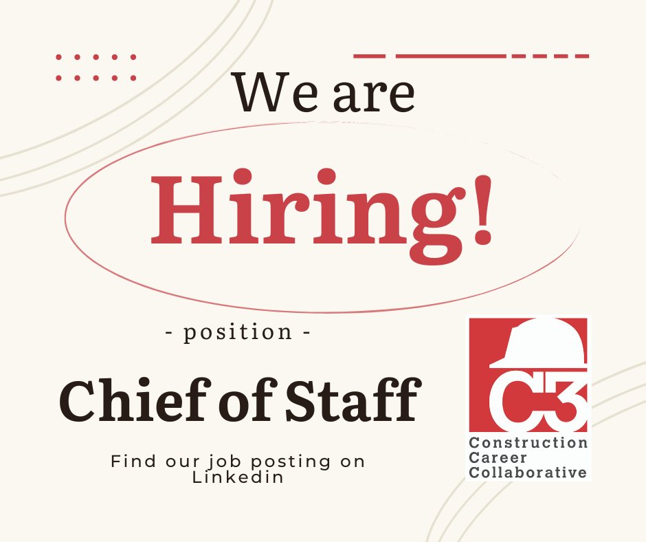 C3 is hiring! We are looking for a Chief of Staff. Learn more and apply on LinkedIn at conta.cc/46lqQsX
c3.org/driving-busine…