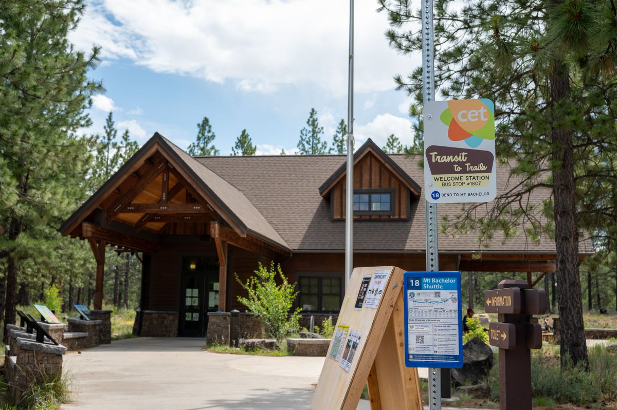 RideCET's tweet photo. See the outdoors without having to drive! Excited for the new Transit to Trails service that we launched last month at Cascades East Transit.

Learn more at https://t.co/hWdtFiqZQN
#TransitToTrails #FederalLands #PublicTransit https://t.co/QPEmWUN0eN