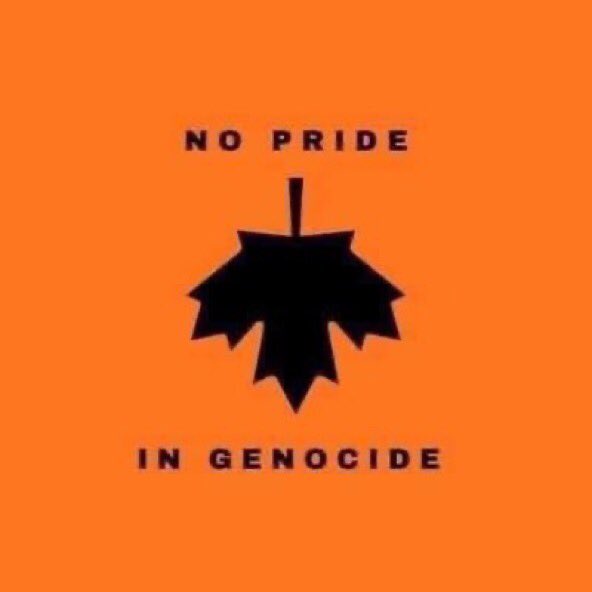 Canada Day? 
OTD in 1867 the massive colonizer theft of Indigenous lands and lives got formally  underway as 'Canada'. 
#NoPrideInGenocide 
#KnowTheHistory