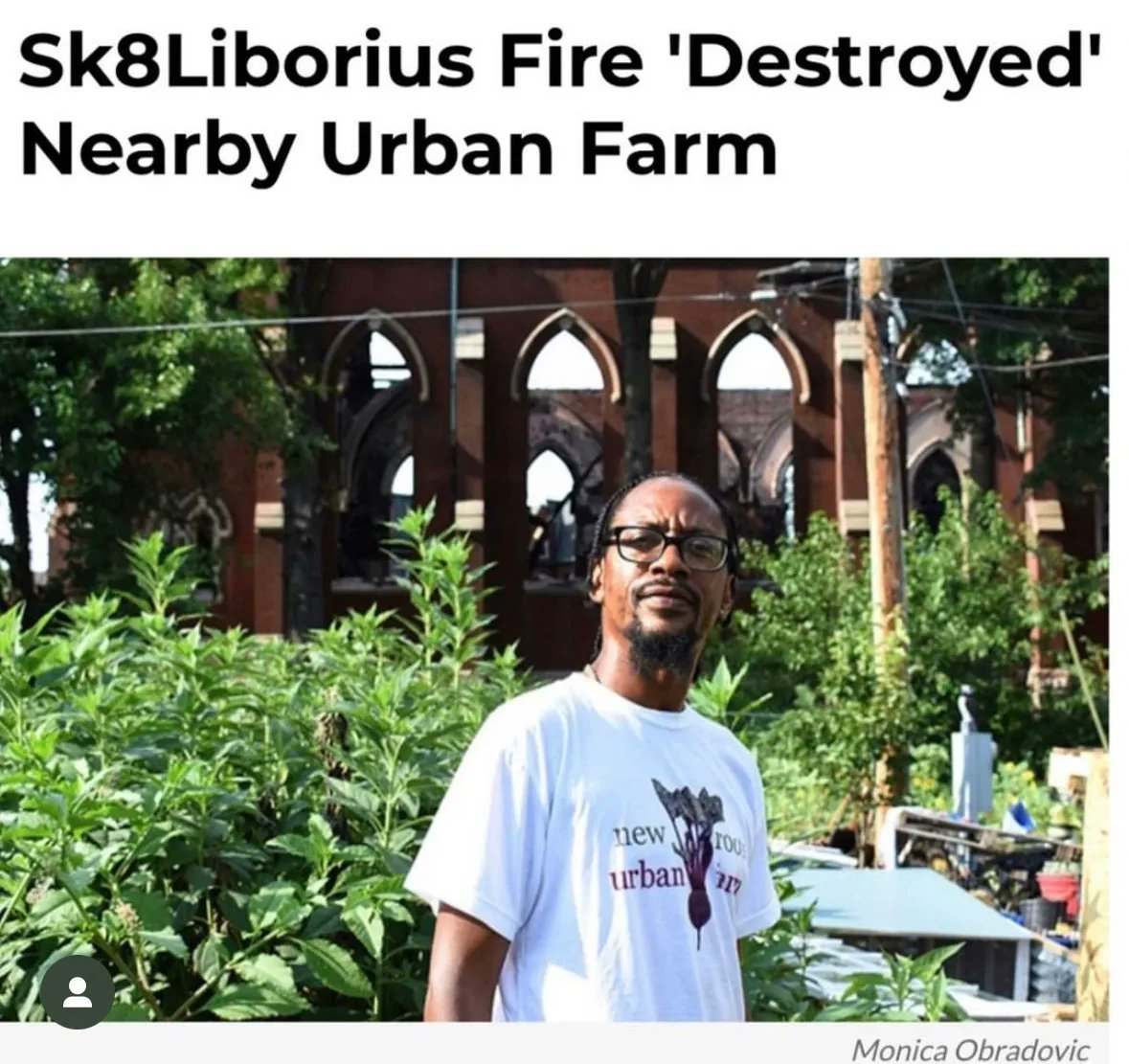seed_stl's tweet photo. You may have heard about the terrible fire at Sk8Liborius a couple of days ago. New Roots Urban Farm, was heavily damaged by the fire and has started a gofundme to rebuild. Help support this pillar of North #STL! 
Learn More: https://t.co/xgG4sFoLRv

#StLouis #urbanag #gardening https://t.co/NLBAhWkV77
