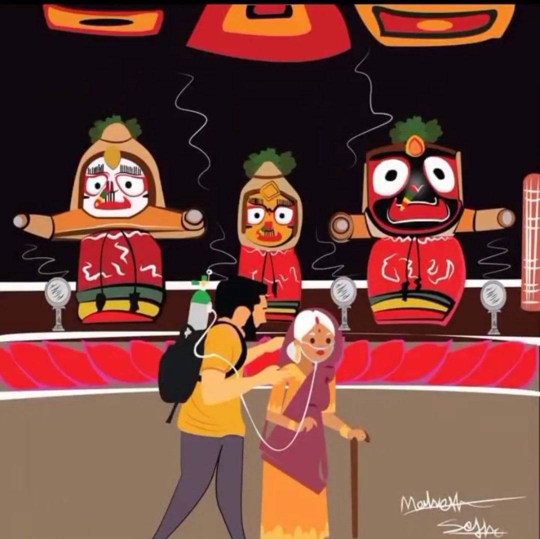 Thanks @maheshsethi14 for your beautiful art. #JayJagannatha 🙏
