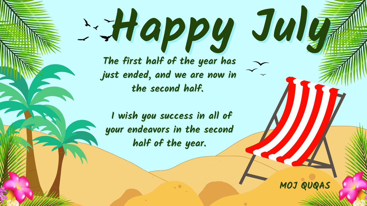 MohammadQuqas's tweet photo. Good day, and happy Saturday!
Happy July
Let's grow together
#FolloForFolloBack #WritingCommunity #readercomunity #readerscommunity #follo4folloback #writerslift #ShamelessSelfpromoSaturday #blooger #blog #READERS #support #love #HappyJuly https://t.co/675bntloa5