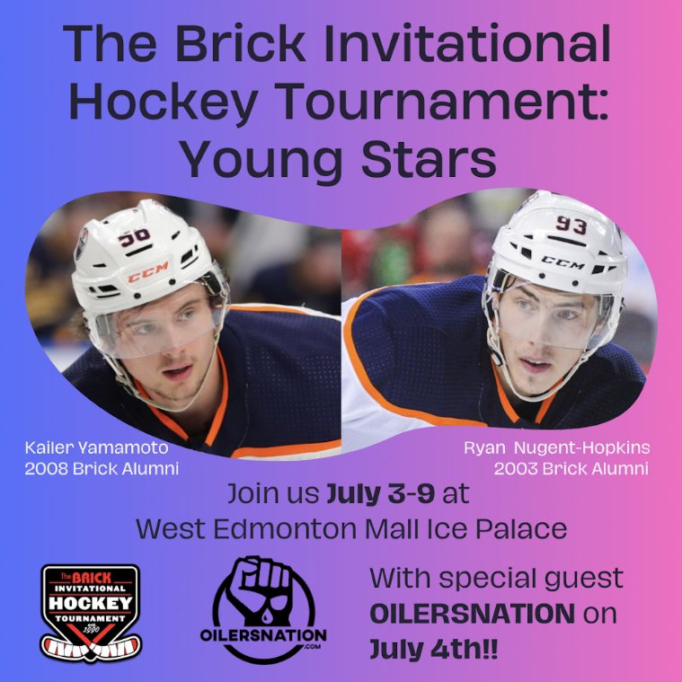 HEY HOCKEY FANS!!! Less than 48 hours til puck drop!! <a href="/OilersNation/">Oilersnation.com, Oily Since ‘07</a> will be stopping by on July 4th, we hope to see you there! #brickhockey #NationCitizen #Oilersnation