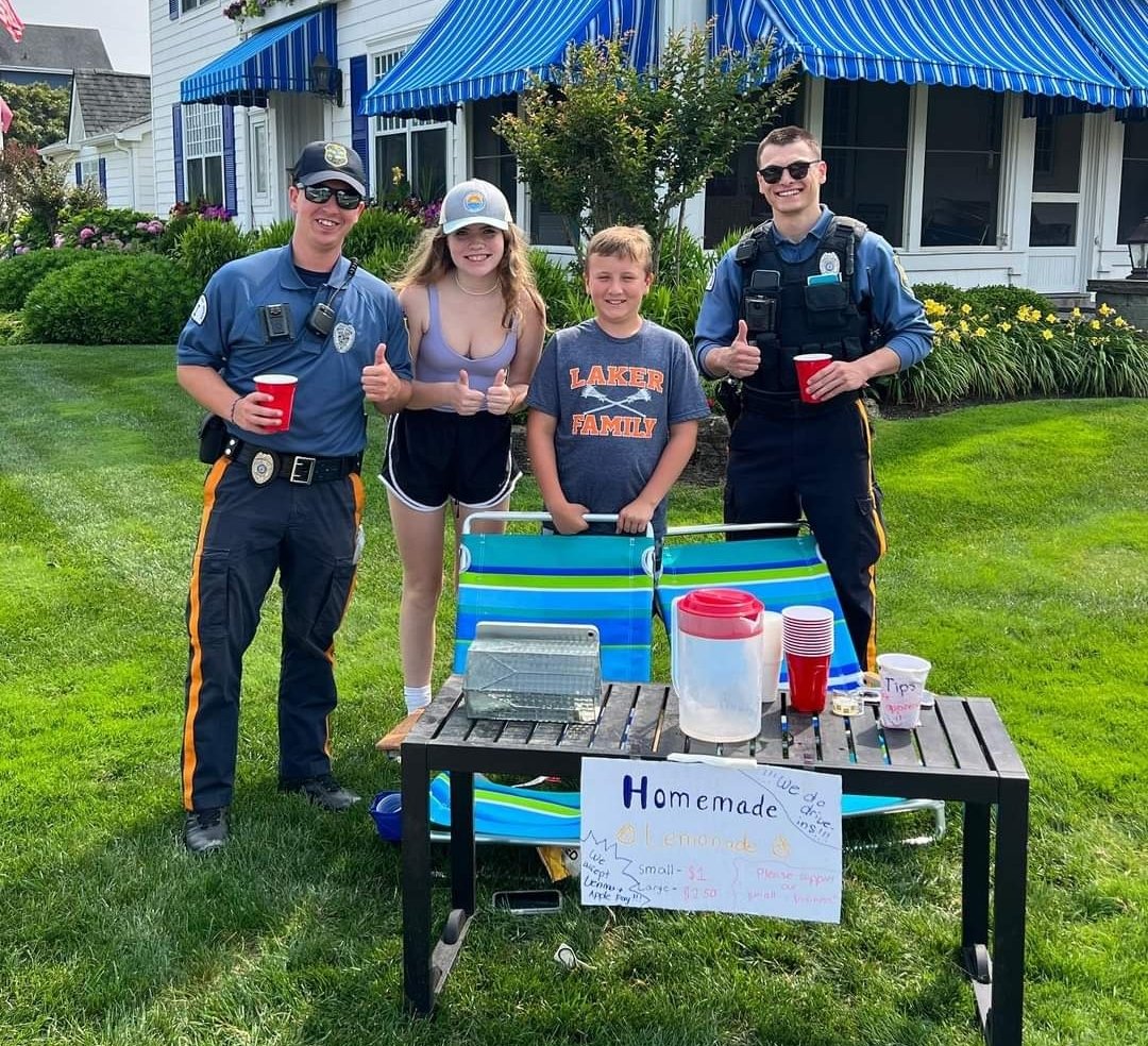 Sea Girt Police on Twitter "Officers Skelly & Glantzman spent time