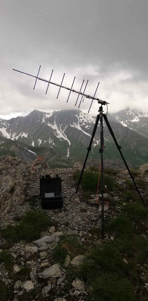 F4EGG's tweet photo. TEVEL3
Depuis le petit Galibier 2765M - JN35EB
IC-705 - 5W - Antenne Arrow

Merci pour les Qso's à
PC1L - EA1PA - EA7GVZ

73's 

F4EGG Thierry https://t.co/lFOObiZvJs