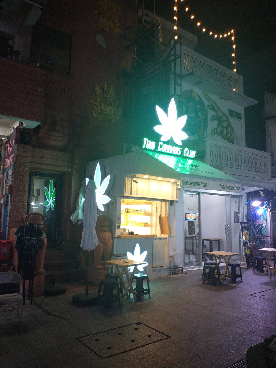 First time back in Thailand after a few years. Cannabis shops everywhere in parts of Bangkok