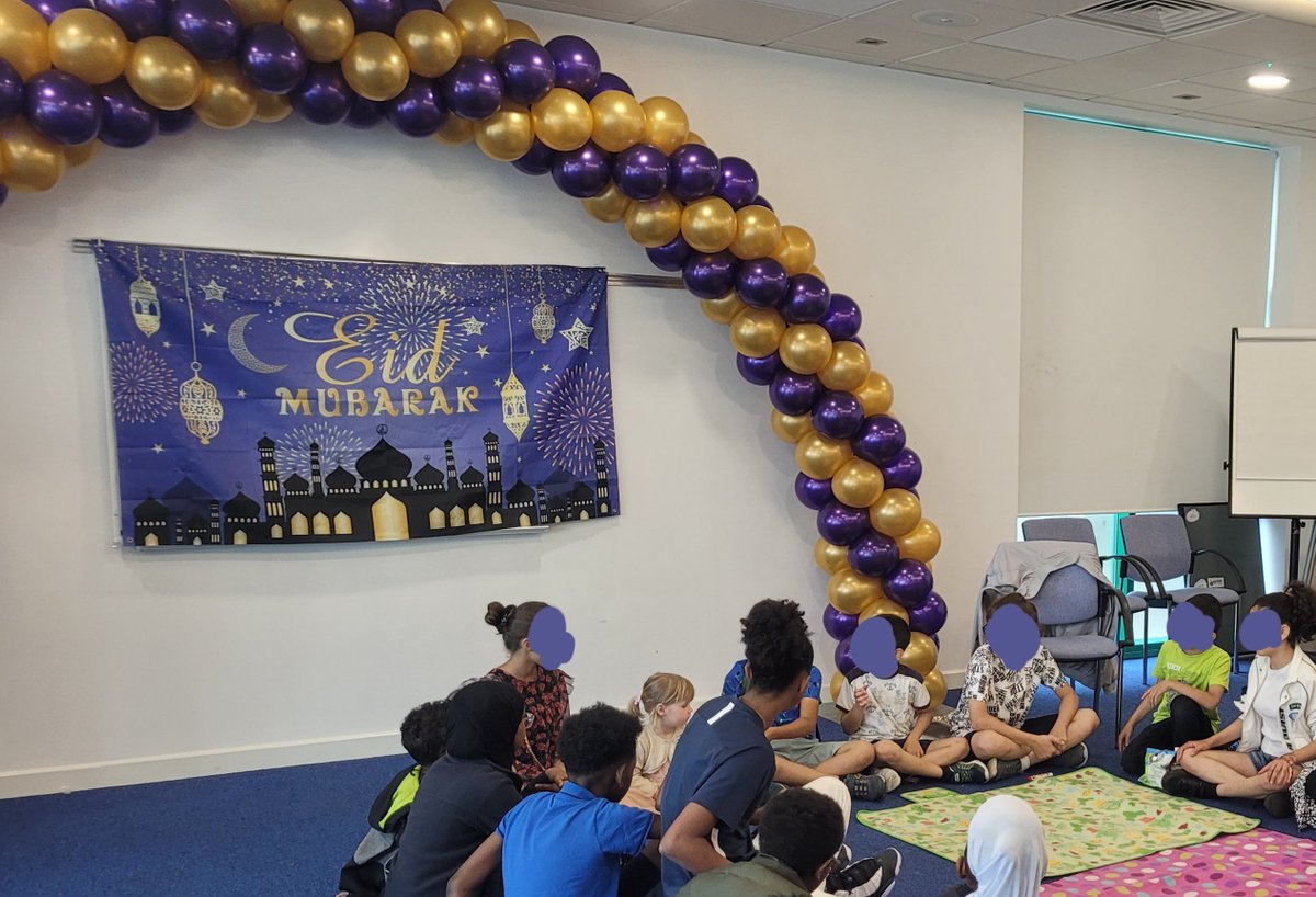 Eve and I had a brilliant time at the @TaffHousing Eid party today ❤️ #eid