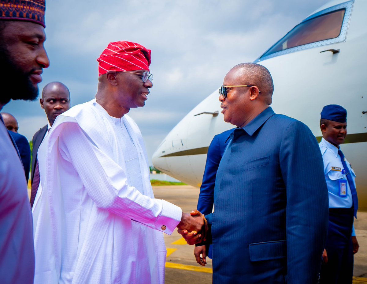 jidesanwoolu's tweet photo. I received the President of Guinea-Bissau, Umaro Sissoco Embaló and his entourage earlier today.

The President is in Lagos to meet with His Excellency, President Bola Ahmed Tinubu.

Exciting and progressive times ahead for our dear State, and indeed Nigeria. Collaboration and partnership between countries will attract investors and investments to our dear country.