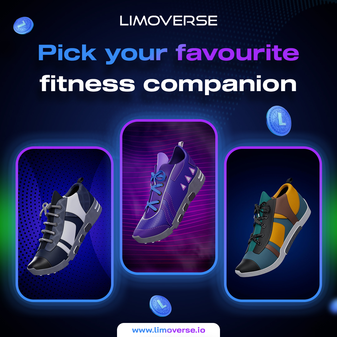 limoverseglobal's tweet photo. 👟🔥 Sneaker Showdown! Which one gets your vote? Drop your choice below! ⬇
Basic: 2 entries/day
Standard: 3 entries/day
Pro: 4 entries/day
Ultra: 5 entries/day
Choose your sneaker and maximize your fitness journey with #Limoverse!💪💥#NFT #blockchain #metaverse #crypto https://t.co/KQMyONcK5X