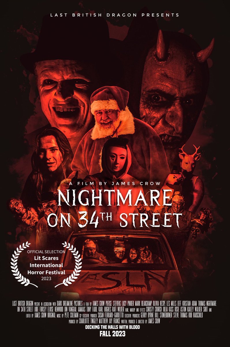 We are very excited to announce Nightmare on 34th Street has been selected for the Lit Scared International Film Festival! <a href="/JamesCrowFilm/">James Crow</a> <a href="/Nightmare34thSt/">NightmareOn34thSt.</a> <a href="/DarkDreamline/">Dark Dreamline</a> first laurels of the year!
