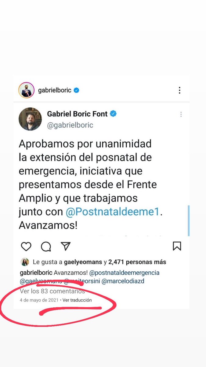 claudiapgd's tweet photo. @GabrielBoric sigue haciendo oídos sordos a la petición realizada hace días‼️ Cuando el covid no era grave para los lactantes apoyaba el #PostnatalDeEmergencia y ahora que los virus están afectándolos a ellos, se desentiende. 
@Postnataldeeme1 https://t.co/7MnngbAZiR