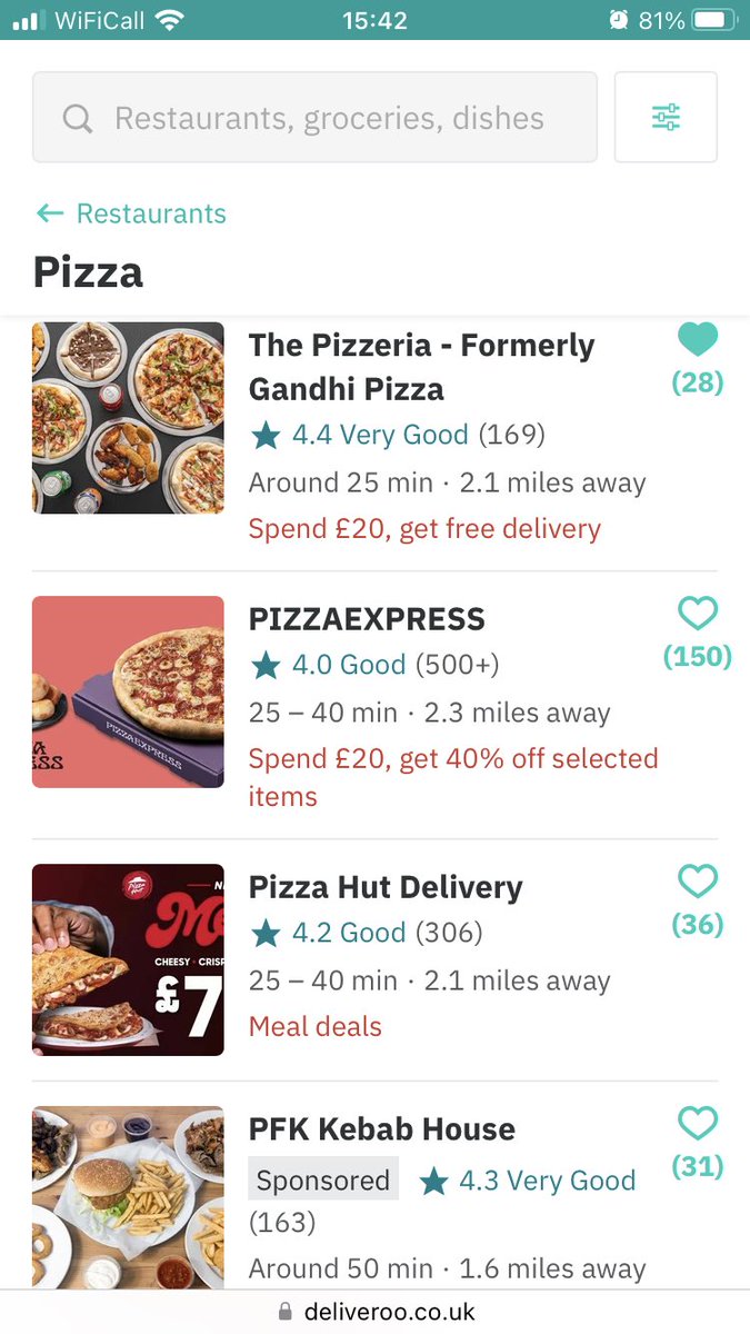 Are we better than our rivals? Our Deliveroo customers think so!