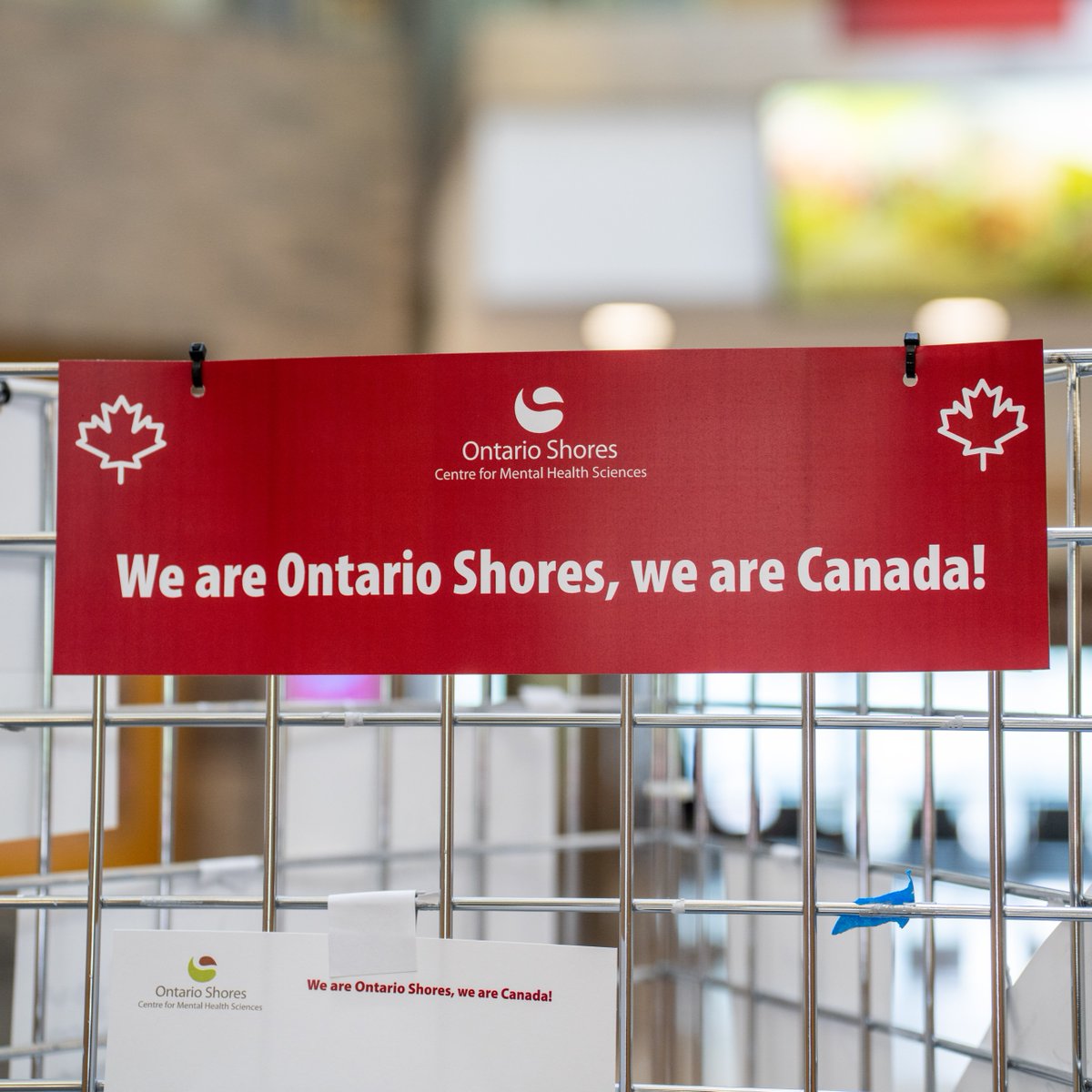 #HappyCanadaDay to our patients, staff, volunteers, community members and community partners celebrating today! Thank you to our staff who are on-site caring for our patients today. We are Ontario Shores, we are Canada!