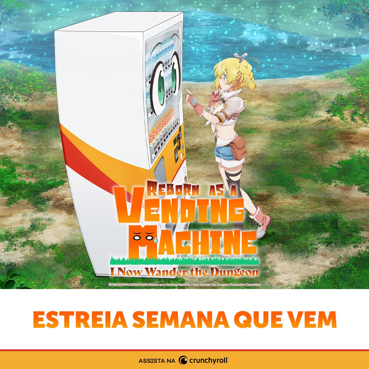 Crunchyroll.pt - Já pensou reencarnar numa máquina de vendas? 🥤 A