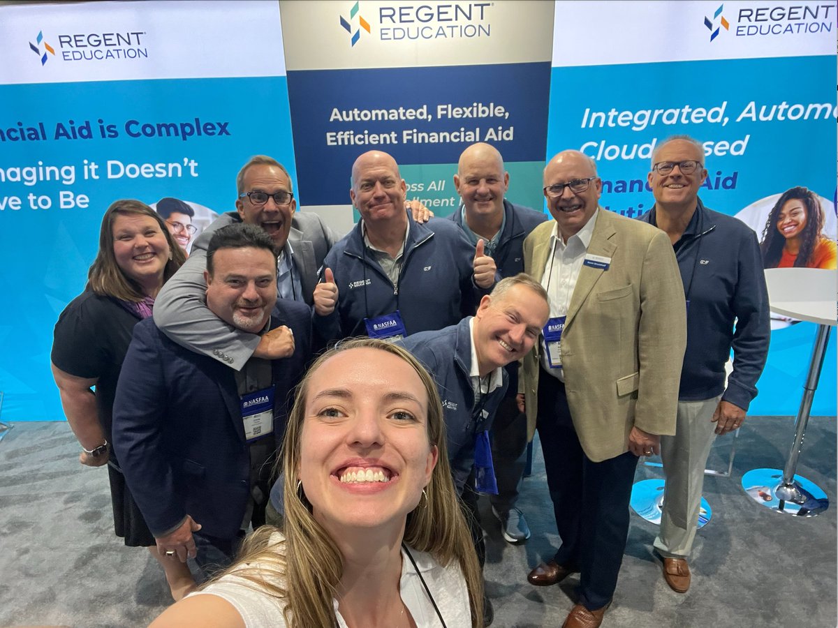 We can't believe that it is the last day of #NASFAA2023 already! If we have not connected, be sure to stop by (booth#520) and say 👋 

#financialaid #highered #fachat #lastday #SanDiego