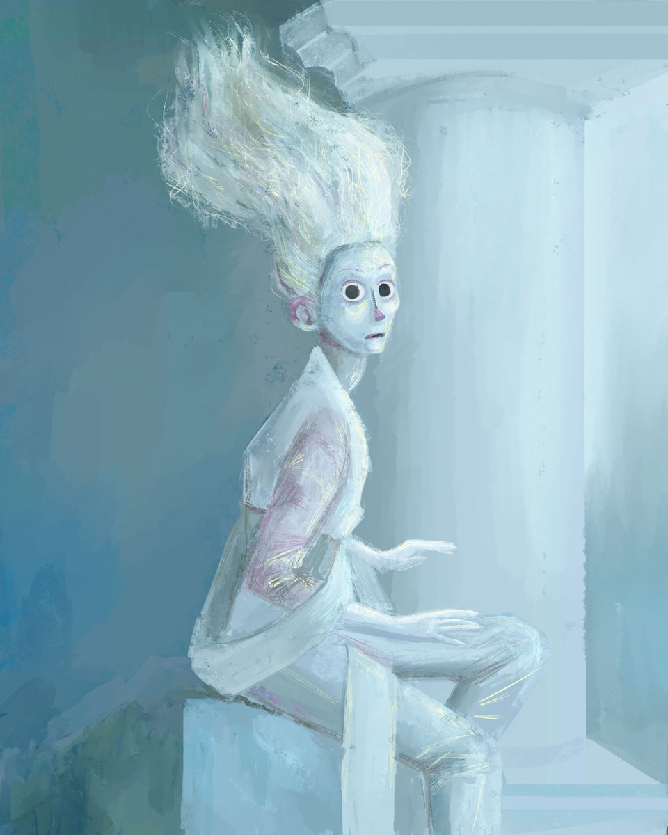 Hoy es #viernesdeilustracion con el tema "ícono de la comunidad LGBTQ+" 

Aquí Tilda Swinton posando como una de las pinturas de Leonora Carrington, cuando supe de esta serie fotográfica me voló la cabeza, ella es perfecta para interpretar las pinturas de Leonora, las amo ✨