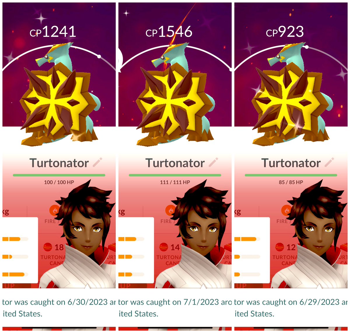 McSkillz76's tweet photo. 🔥🐢✨RaidHYPE✨🐢🔥
Shiny Turtonator is such a good looking shiny! When raiding this guy, make sure you stack up “win 3 raids” tasks to maximize your chances! Wishing you all ✨🐢 LUCK!
Follow, Like, & Retweet! 👍🏼
#PokémonGo
#RaidHYPE
#ポケモンGO
#Pokemon https://t.co/9wuWPnhpgJ