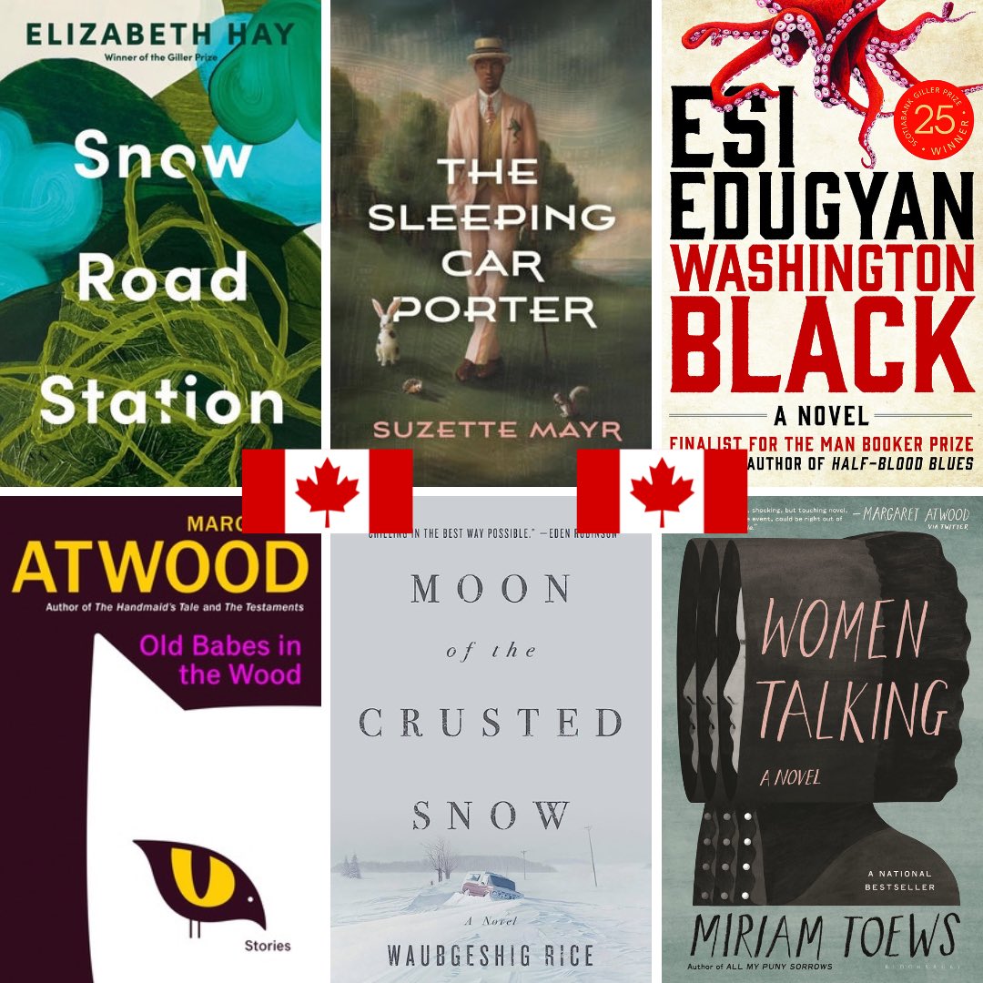 Happy Canada Day! 🇨🇦 

Fate would have it I’m reading Meet Me at the Lake, the perfect #canadian beach read.

A shout-out to some of my fave #canlit I read this year. 

Yes, I slipped my own book in there, I’m shameless sometimes.

Keep #reading and #writing #canada! 
#CanadaDay