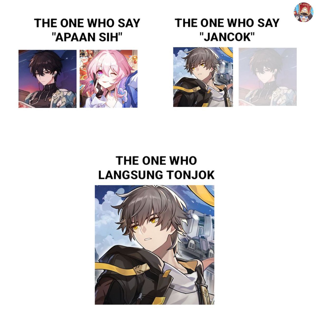pompom! cw // harsh word

Trio Ekspress pas ketemu orang rese, Hengki punya potensi and Caelus ya begitulah