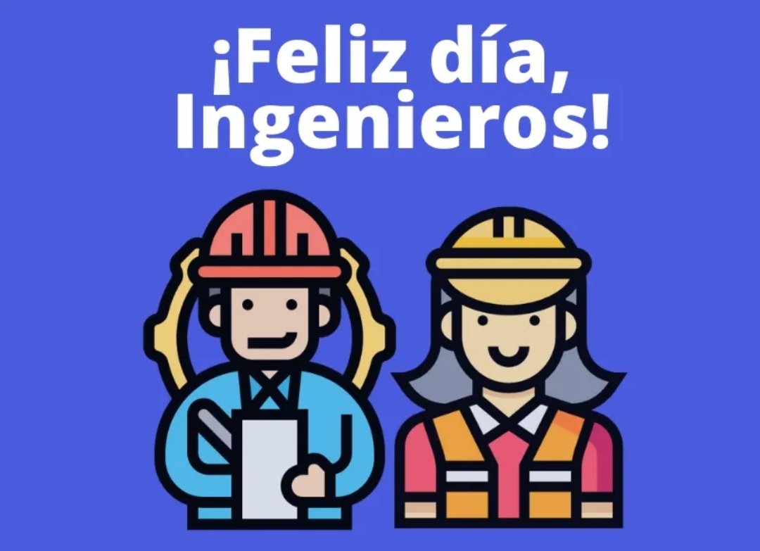 megomez31's tweet photo. Los Ingenieros en mi vida profesional, le han dado vida, sentido y rumbo a mis proyectos,  ayudándome a llevarlos al éxito. No imagino una vida empresarial sin ell@s. GRACIAS siempre. Felicidades a ellas y ellos en su día. #DiaDelIngeniero https://t.co/MQV6D5bwNl