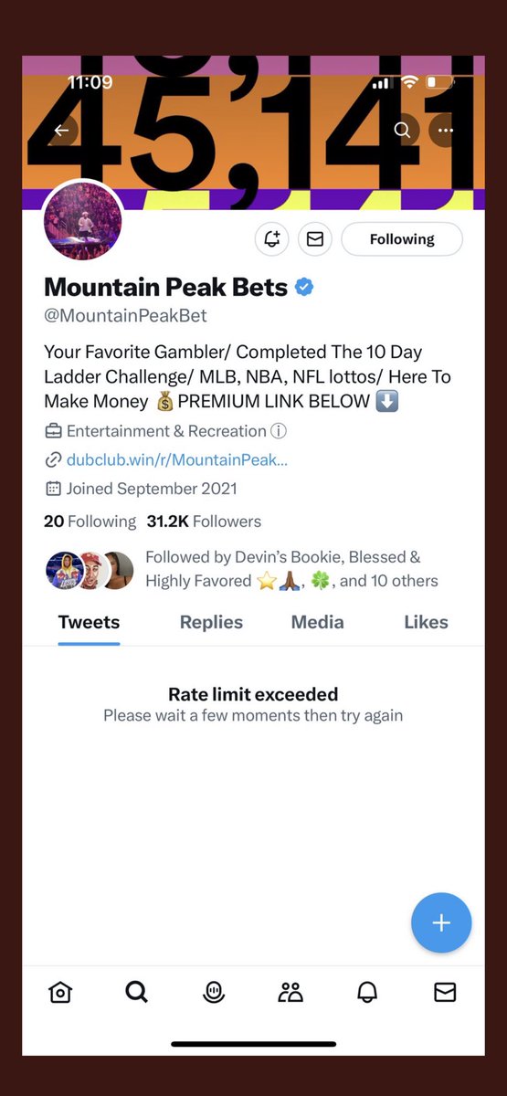 Mountain Peak Bets tweet media