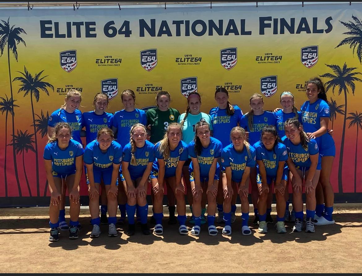 📢 2004/05G are 2023 Elite 64 National Finals - Finalists! 

The team went 3-1 at the event and won out in the Great Lakes Conference.

Players of the tournament: Saveria Ulizzi

#pittsburghsoccer #hotspurway #hotspursfamily #strongertogether w/ <a href="/HotspursClub/">Hotspurs Soccer Club</a>