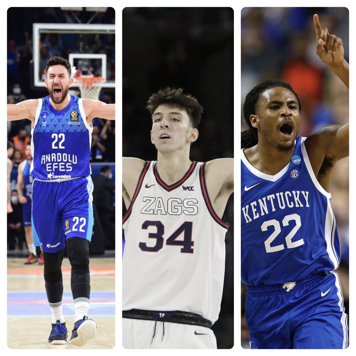 BrandonRahbar's tweet photo. OKC is adding 2021’s EuroLeague MVP, 2022’s #2 overall pick and 2023’s #10 overall pick to their rotation this season. https://t.co/tMtUNIkQX1