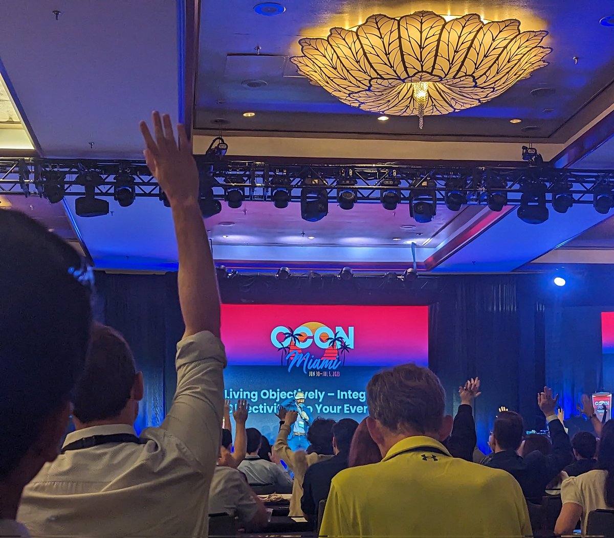 BusinessTaylor's tweet image. Kicking it off at #ocon2023 
Great to connect IRL