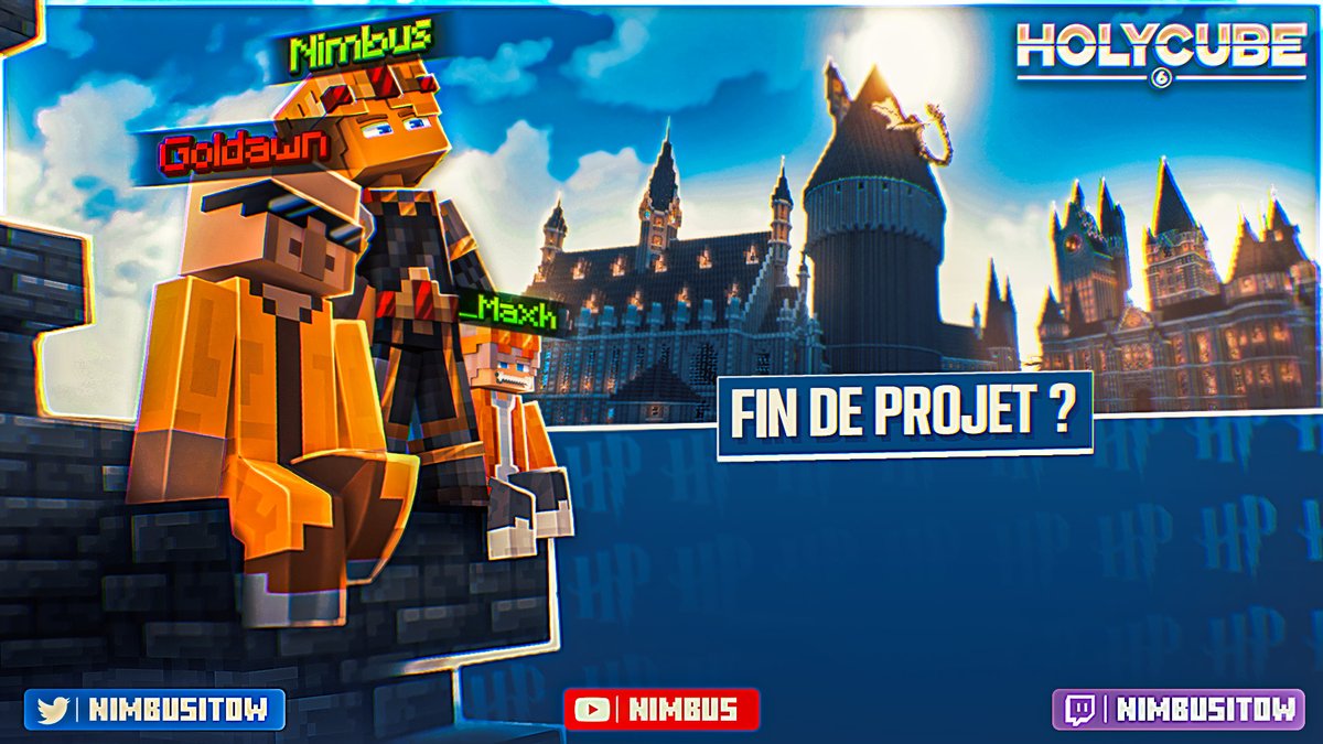 Nimbusitow's tweet image. 21H : ÉNORME stream fin du projet Poudlard sur Holycube, on stream jusqu'en nocturne taaaaard :

🌙 twitch.tv/nimbusitow

2 années de travail qui arrivent à leur terme alors n'hésitez pas à partager et si vous voulez me soutenir, c'est le moment 💜