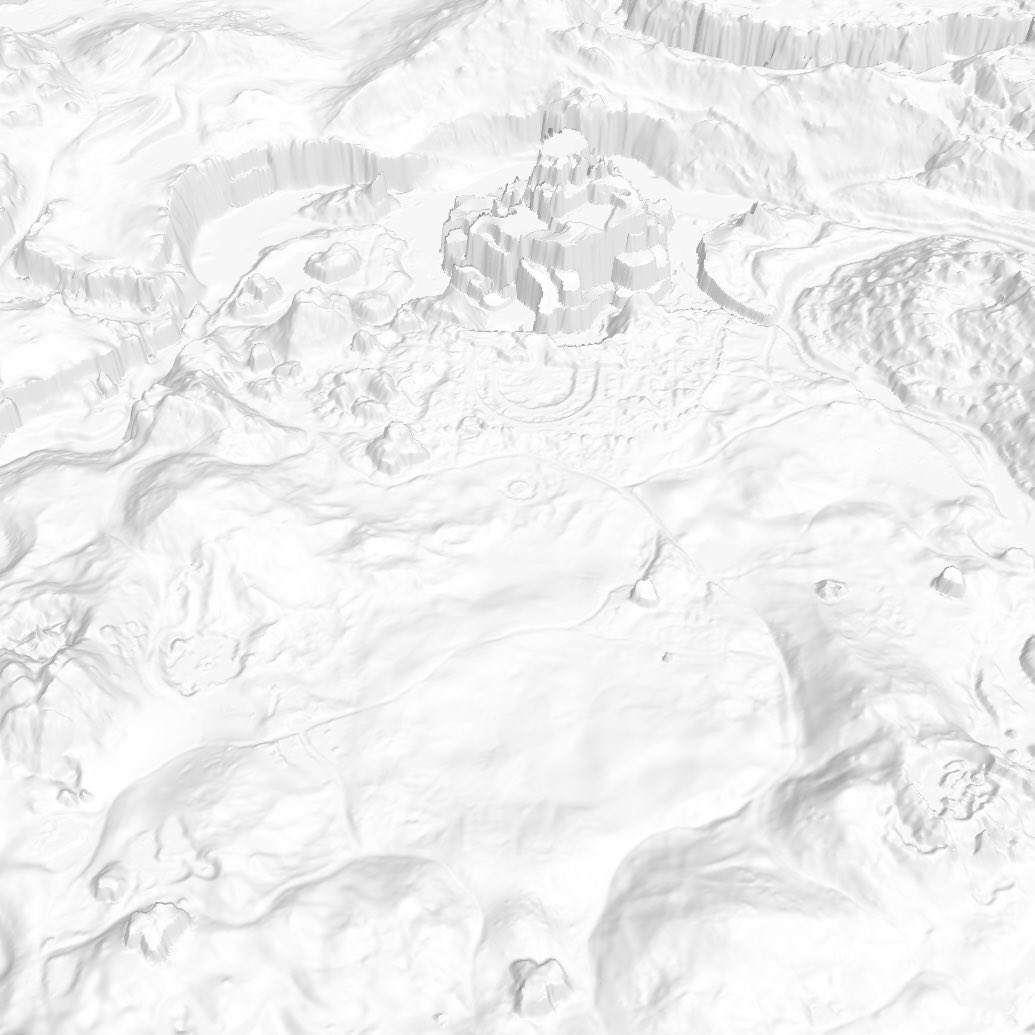 shaderduck's tweet image. 10x10 km terrain aerial view⛰️🗻

#rustlang #gamedev #bevyengine