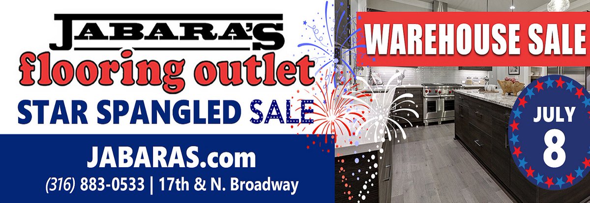Jabara's #StarSpangledWarehouseSale 2023. July 8, 9am-5pm! Truckload, Pallet, and Roll Specials. Prices so low, it has to go! - mailchi.mp/jabaras.com/ab…
