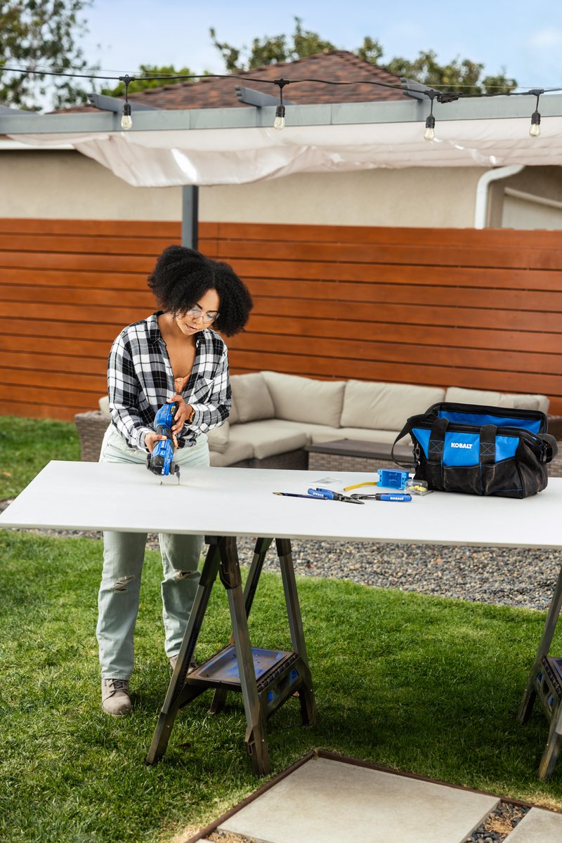 Let's celebrate the #FourthofJuly in style. A few projects with Kobalt tools and your backyard will be ready for cookouts, friends and making memories. 🔥 🌭 🎇